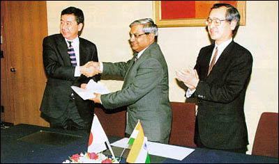 Inauguration of Videocon - Necchi joint venture