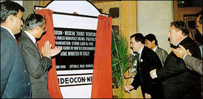 Signing of Videocon - Toshiba Agreement